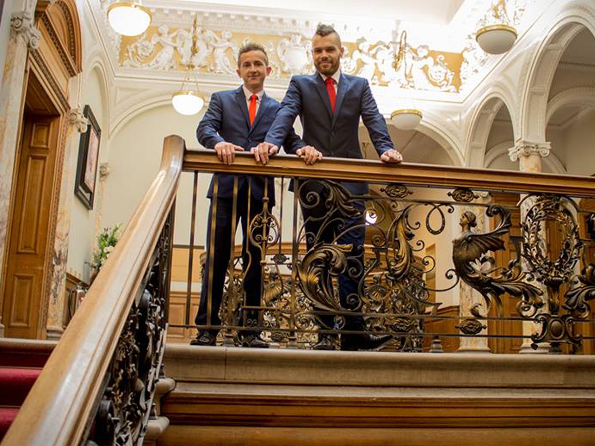 Łukasz Włodarczyk i jego partner