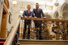 Łukasz Włodarczyk i jego partner