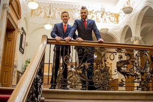 Łukasz Włodarczyk i jego partner