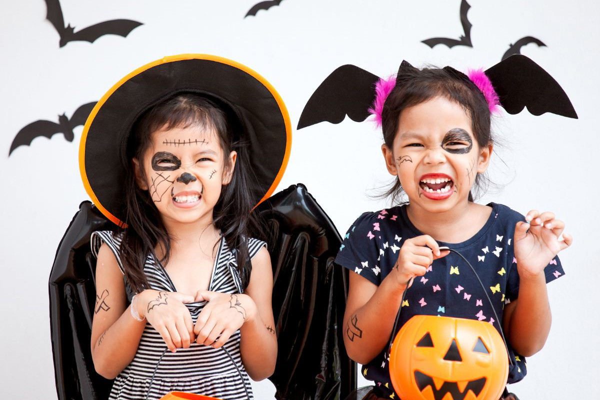 makijaż Halloween dla dzieci