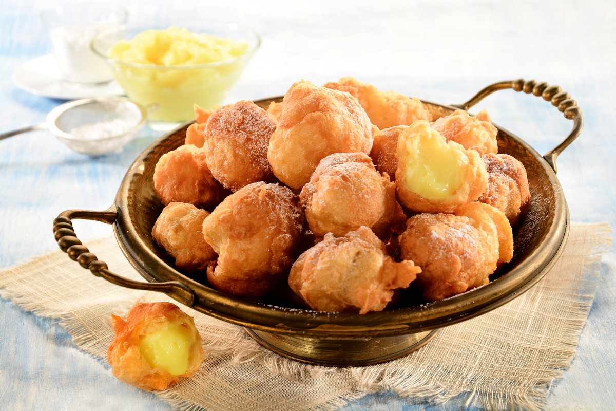 Pączki z kremem