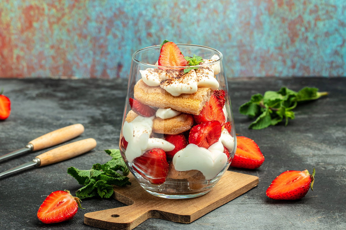 Fit desery z mascarpone