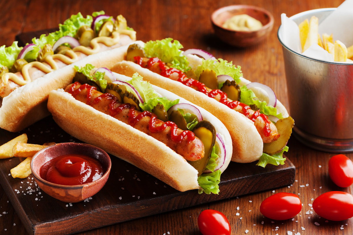 Hot dog kcal