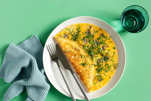 omlet z białkiem