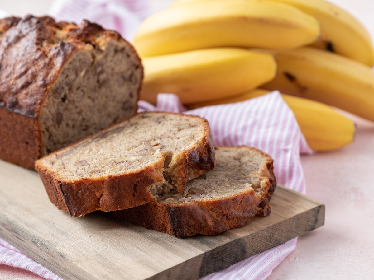 wegański chlebek bananowy