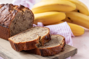 wegański chlebek bananowy