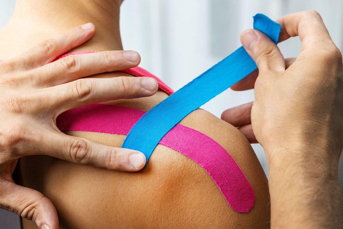 Kinesiotaping co oznaczają kolory
