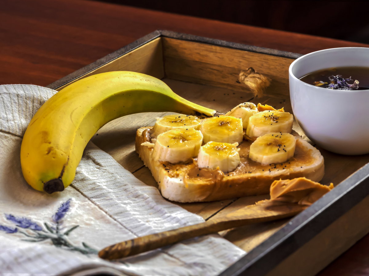 śniadania z bananami