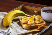 śniadania z bananami