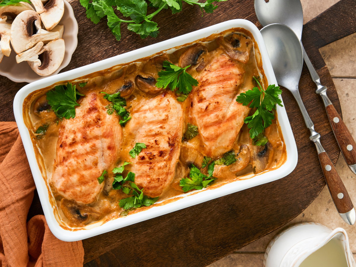 keto obiad z kurczakiem