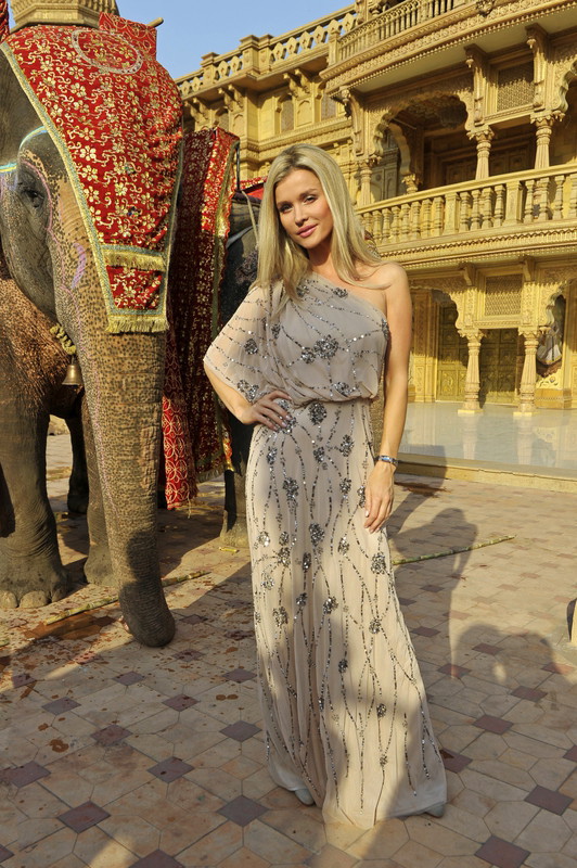 Joanna Krupa na nagraniach Top Model 3 w Indiach