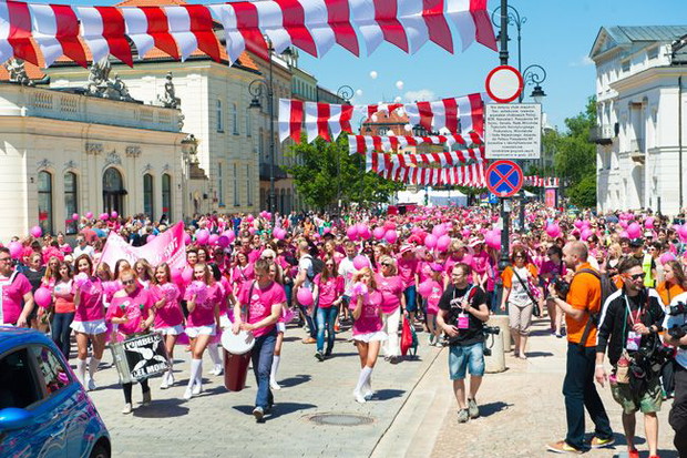 Marsz Różowej Wstążki Avon Walk 2014