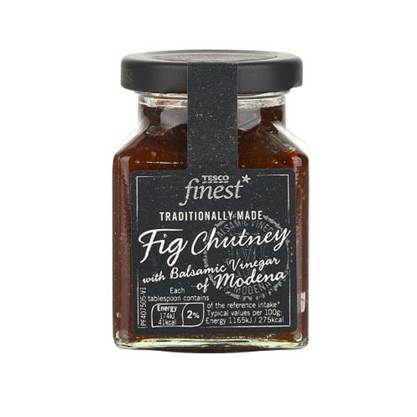 Nowości spożywcze, grudzień 2014: chutney figowy, Tesco