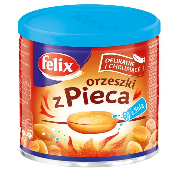 Nowości spożywcze, grudzień 2014: orzeszki z pieca, Felix