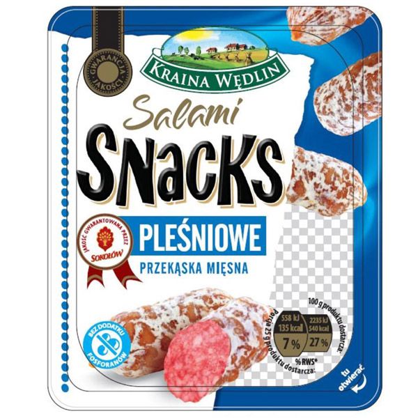 Nowości spożywcze, grudzień 2014: salami snacks, do kupienia w Biedronce
