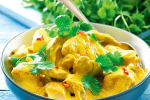 wieprzowina curry przepis, przepis na wieprzowinę w sosie curry, mięso w sosie curry przepis