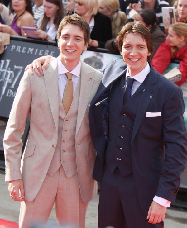James Phelps, Oliver Phelps - Światowa premiera Insygniów Śmierci