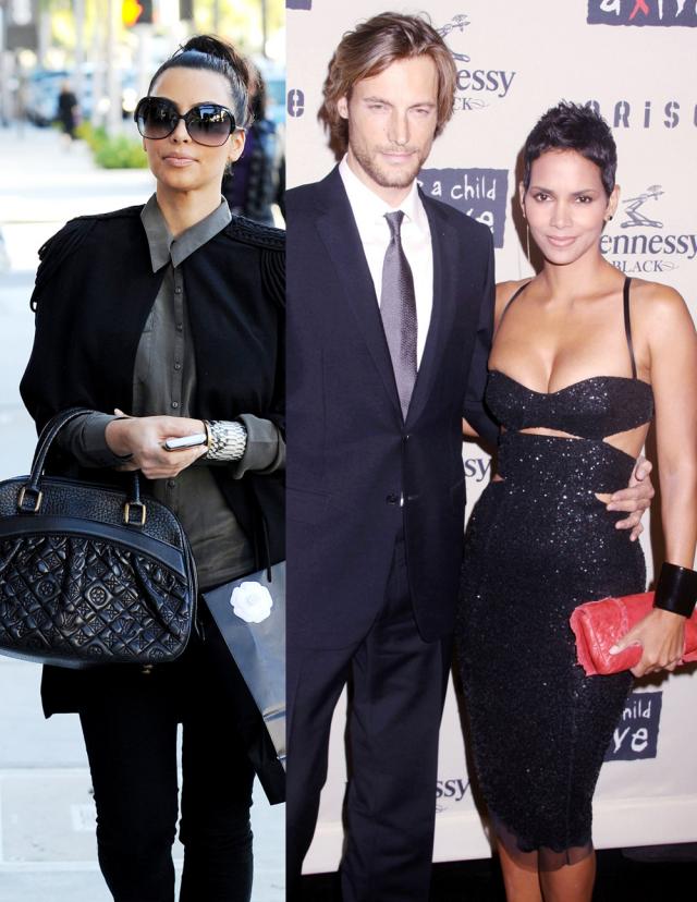 Kim Kardashian, Gabriel Aubry, Halle Berry