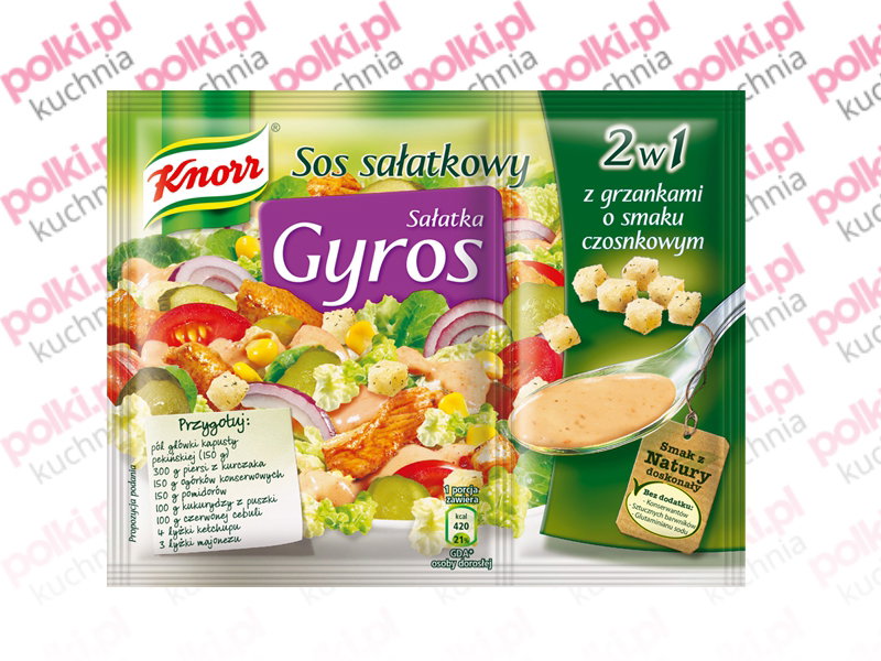 Sałatka Gyros 2w1 marki Knorr