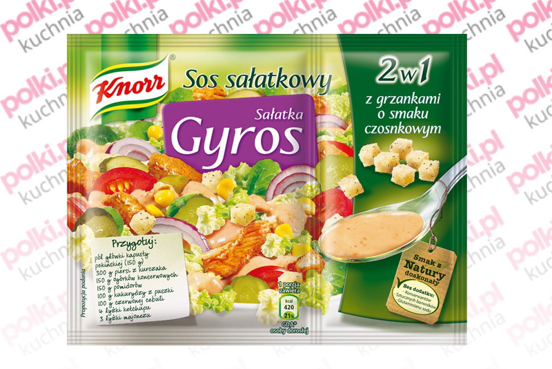 Sałatka Gyros 2w1 marki Knorr
