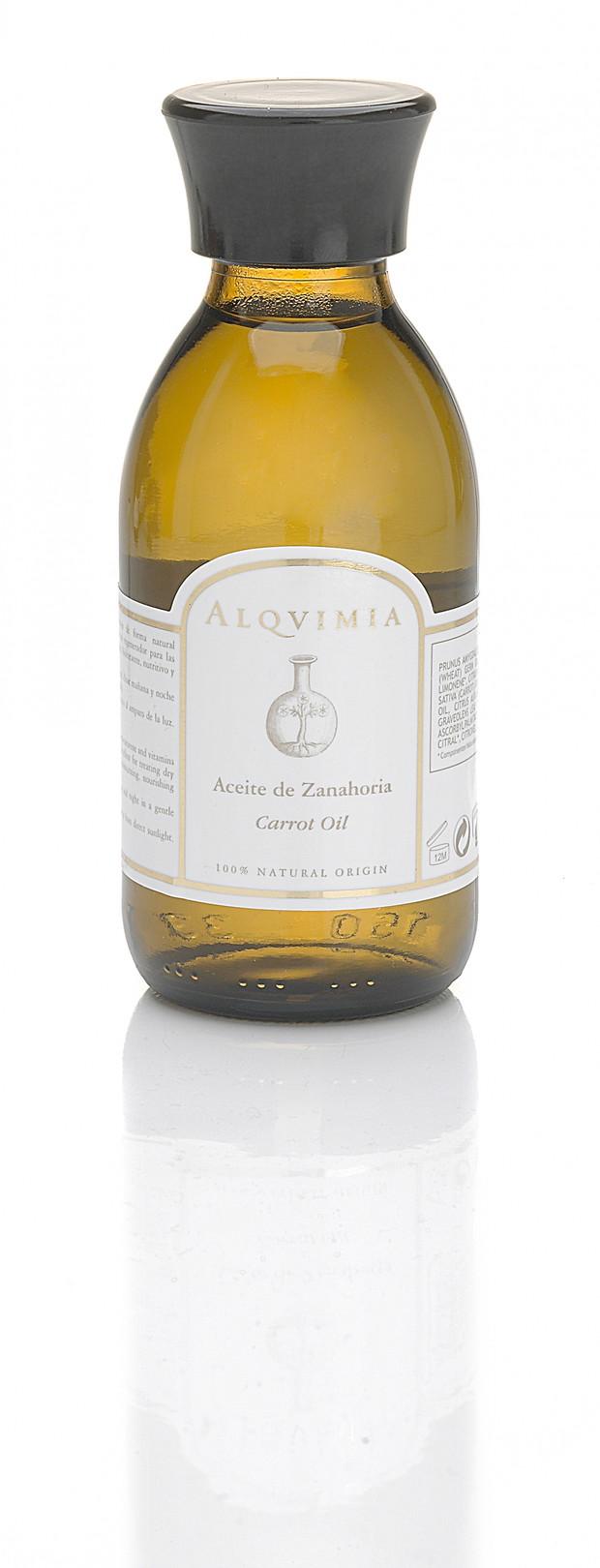 Alqvimia Carrot Oil - bogaty w witaminy A, B, C, D, E, P oraz beta karoten Olej Marchewkowy. Chroni skórę przed szkodliwymi czynnikami zewnętrznymi, a jednocześnie, regularnie stosowany, nadaje jej piękny oliwkowy kolor, cena: 221 zł/150 ml