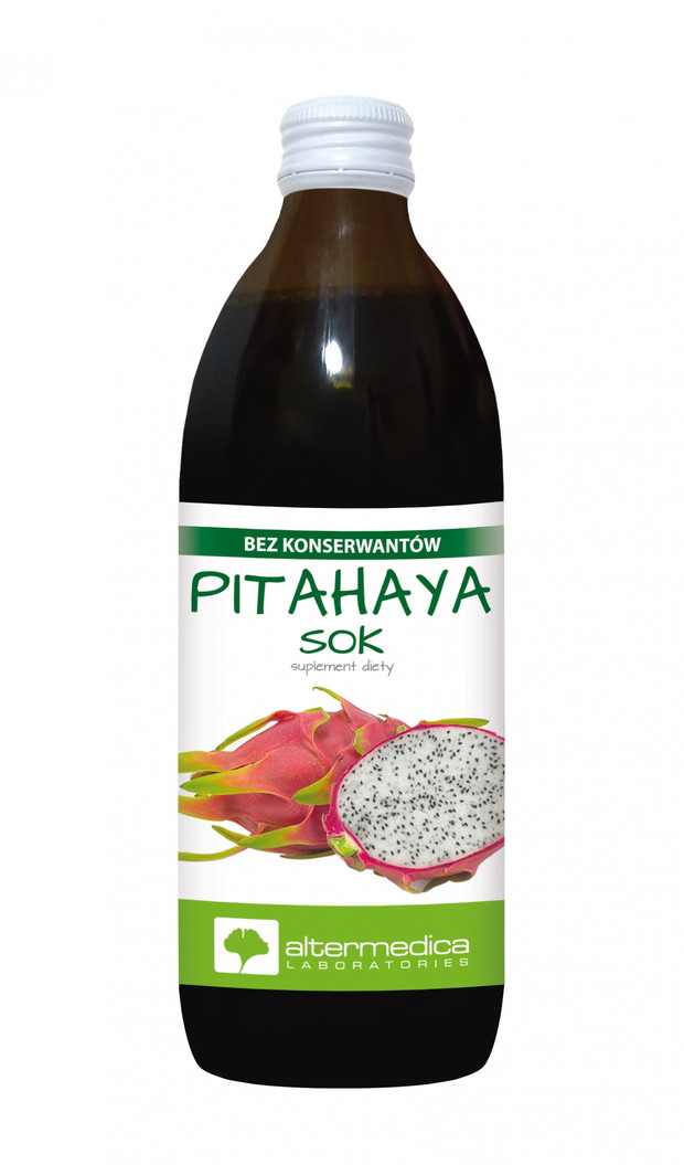 Pitahaya Sok - suplement diety dostępny w aptekach i sklepach zielarskich, wspiera funkcjonowanie układu odpornościowego