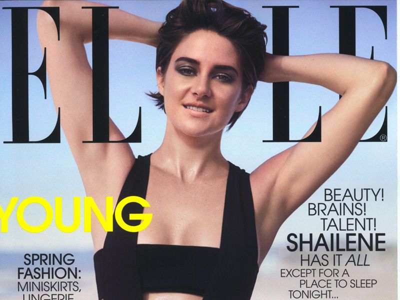 Shailene Woodley na okładce Elle