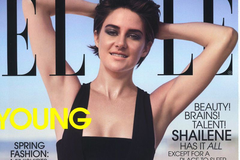Shailene Woodley na okładce Elle