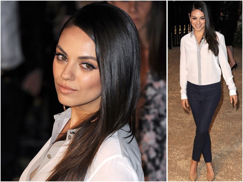 Mila Kunis na imprezie Burberry