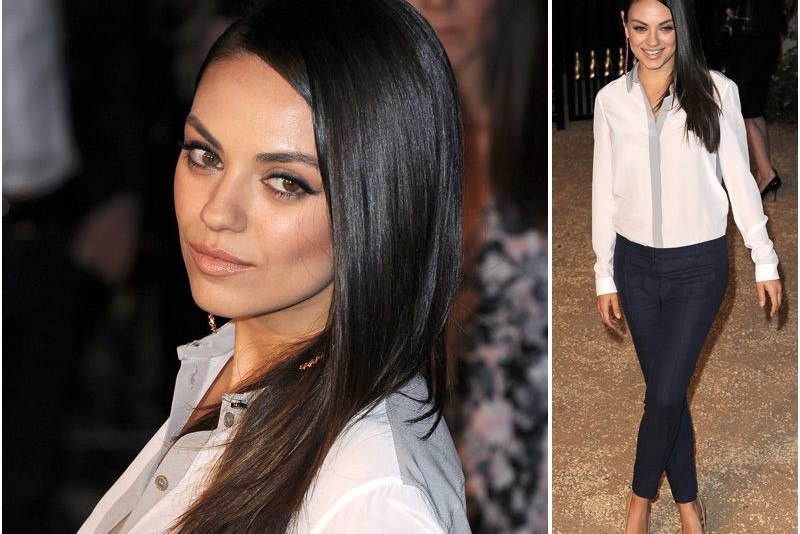 Mila Kunis na imprezie Burberry