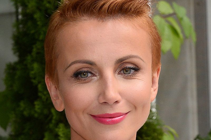 Katarzyna Zielińska na zdjęciu z tatą
