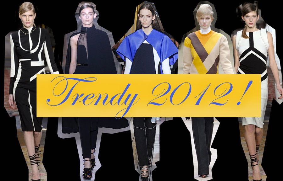 Geometryczne wzory - Trendy 2012