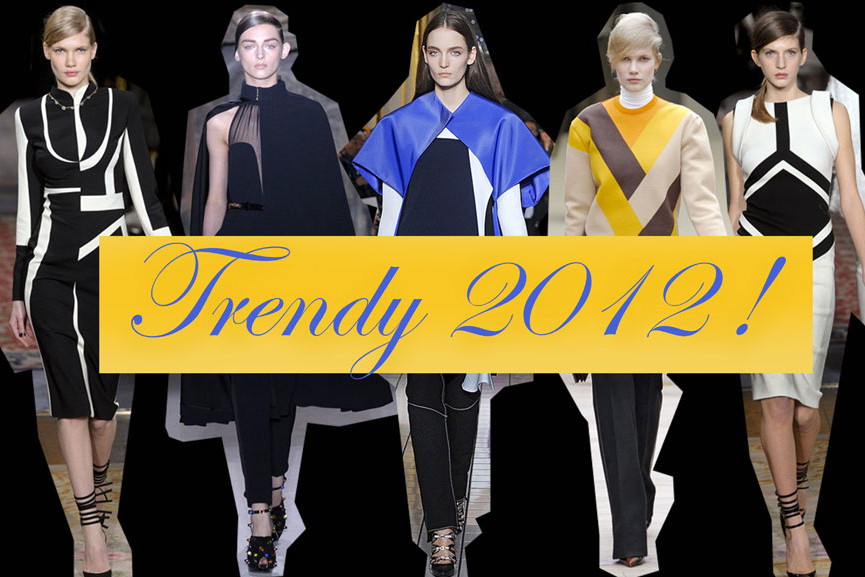 Geometryczne wzory - Trendy 2012