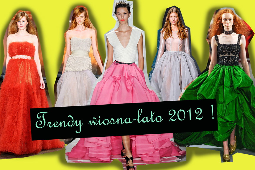 Obszerne suknie - Trendy wiosna/lato 2012!