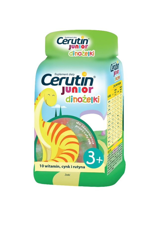Cerutin Junior Dinożelki, cena: ok. 17 zł/240 g