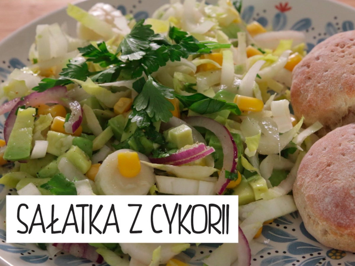 sałatka z cykorii