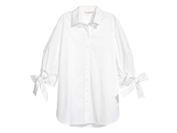 Biała koszula H&M, cena, ok. 139,90 zł