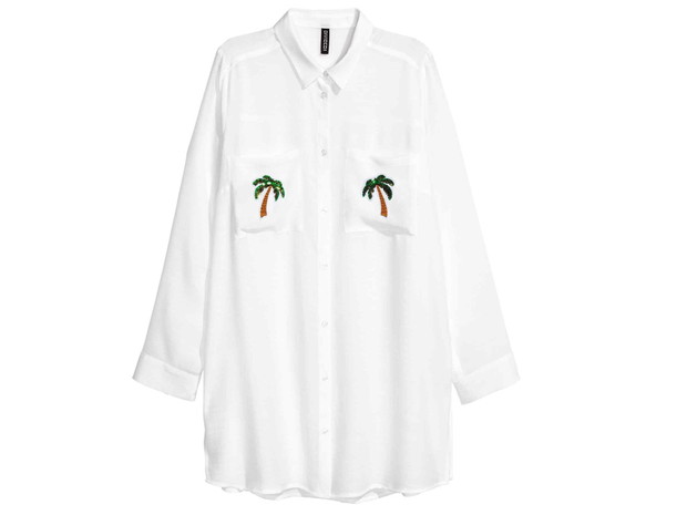 Biała koszula H&M, cena, ok. 99,90 zł