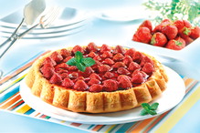 Tarta truskawkowa z kremem czekoladowym 5/5