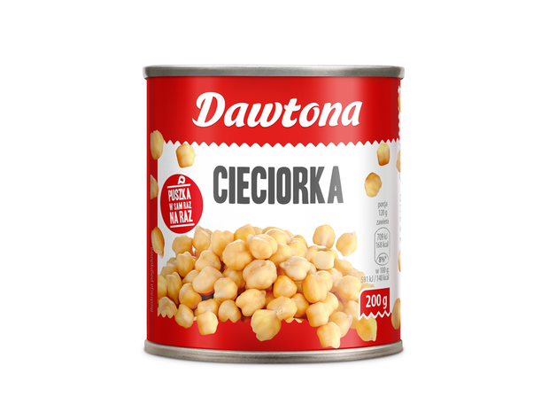 Cieciorka Dawtona w małej puszce