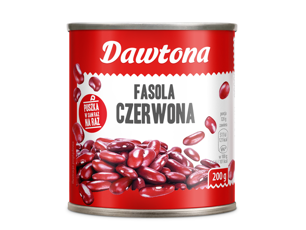 Fasola czerwona Dawtona w małej puszce