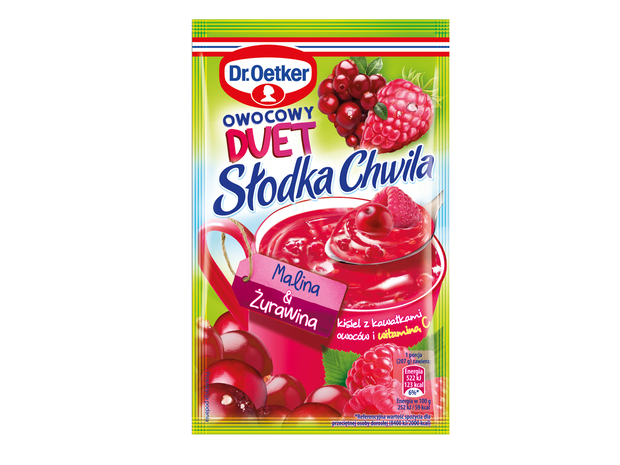 Słodka Chwila Dra Oetkera - duet malinowo-żurawinowy