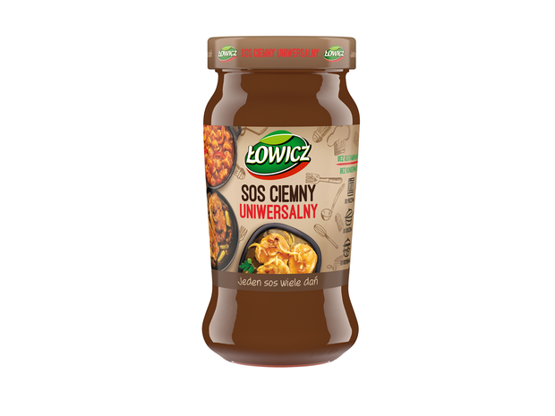 Sos ciemny uniwersalny Łowicz - cena ok. 4 zł