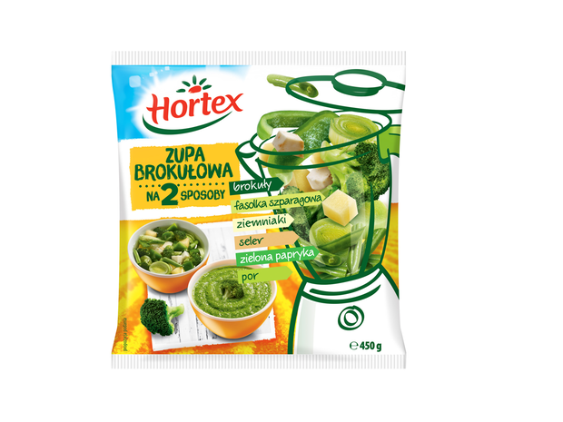 Zupa brokułowa, Hortex