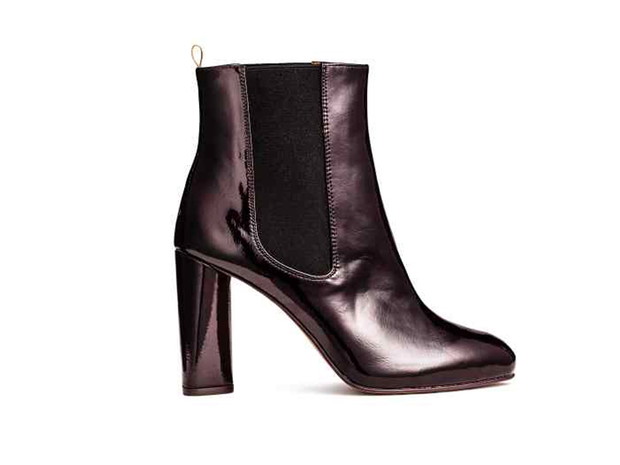 Lakierowane botki H&M, ok. 149 zł