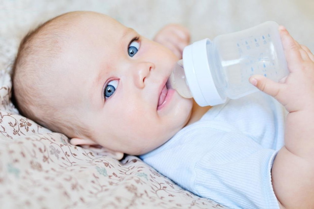 baby   drinking water