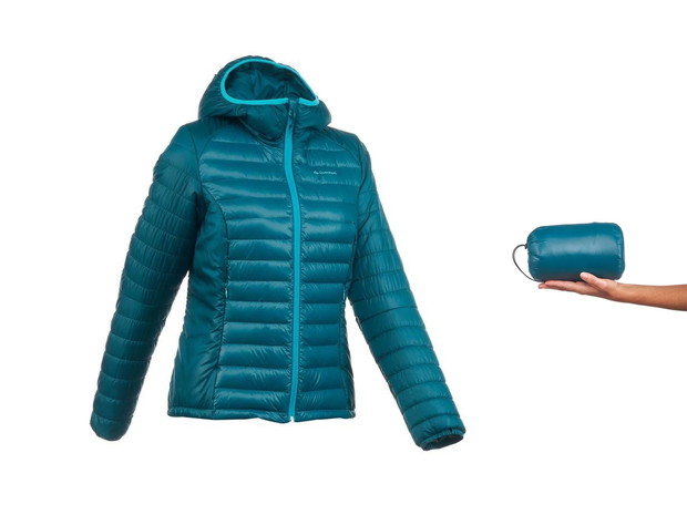 kurtka puchowa, Decathlon, 119 zł
