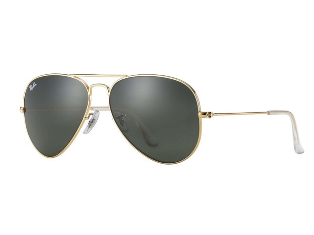 Okulary pilotki w metalowej oprawie, Ray-Ban, cena ok. 574,00 zł