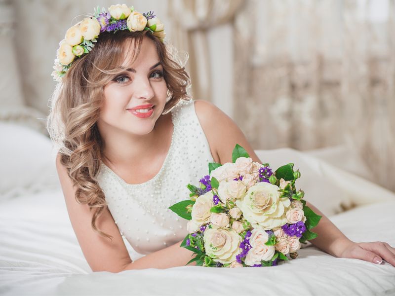 ślub w różowym stylu