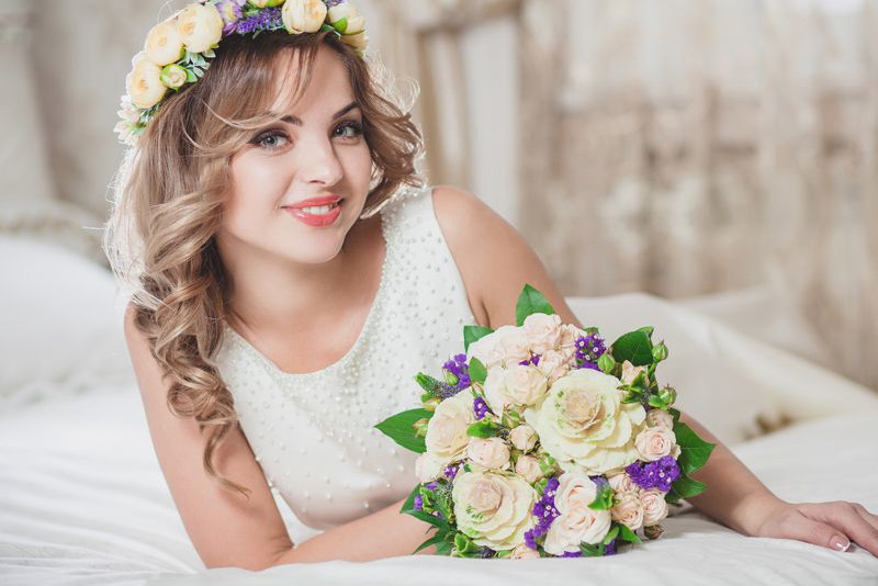 ślub w różowym stylu